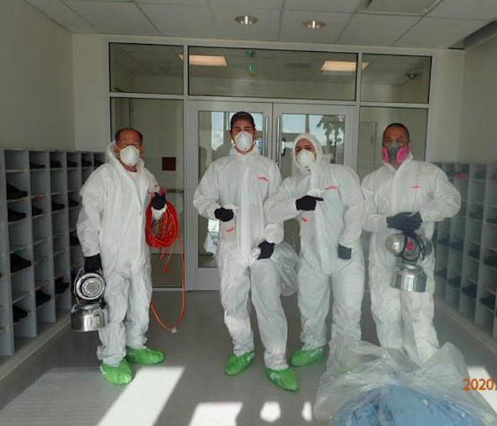 SERVPRO team in PPE.