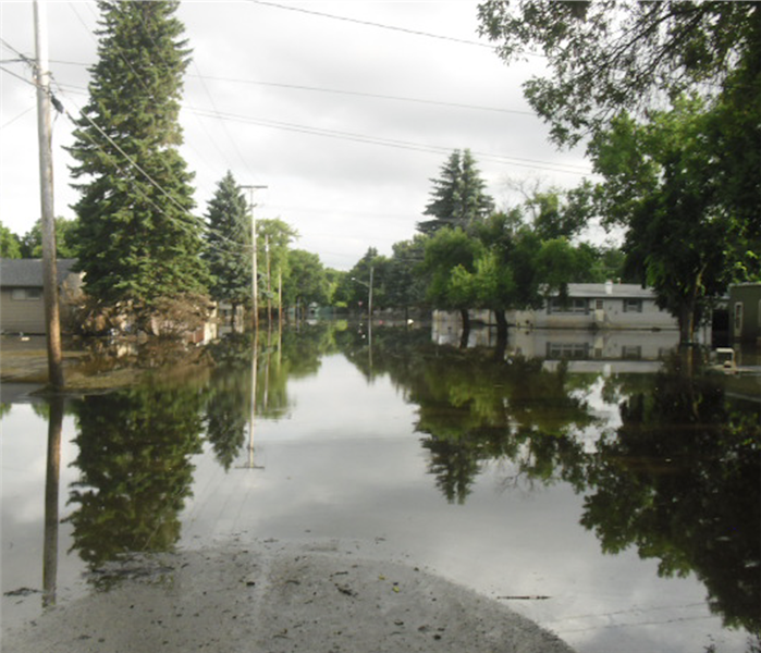 flooded street